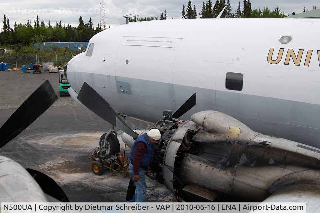 N500UA, 1953 Douglas C-118A Liftmaster (DC-6A) C/N 44597, Universal Airlines DC6