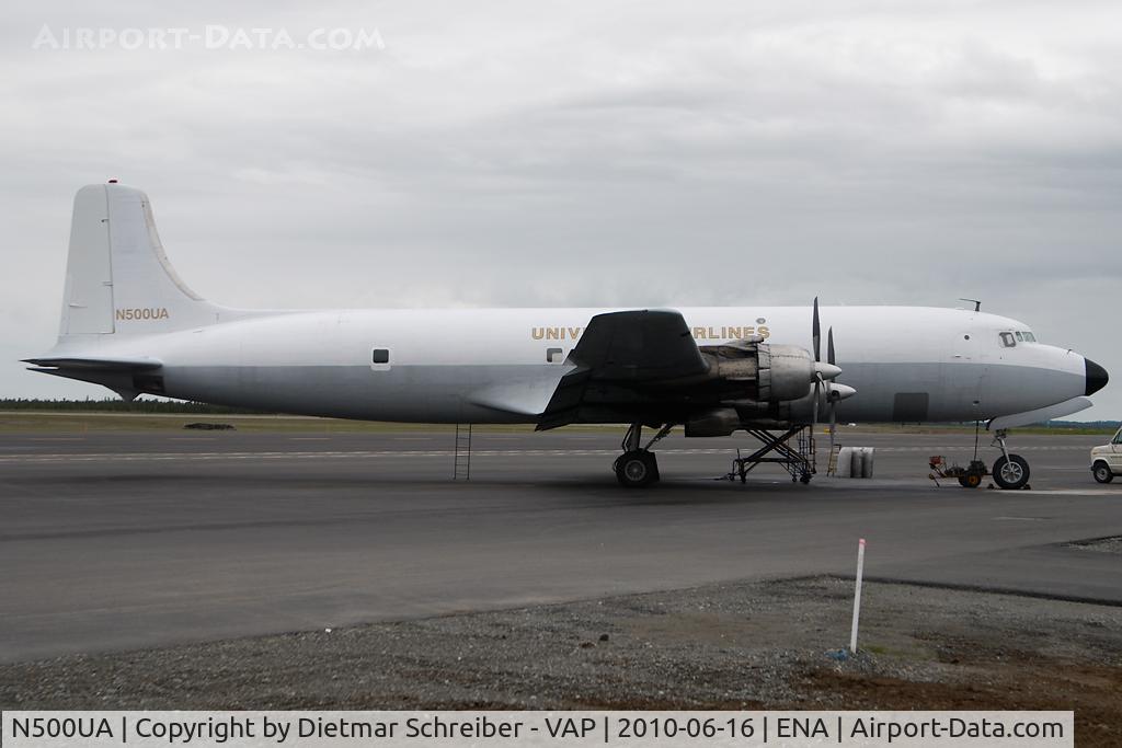 N500UA, 1953 Douglas C-118A Liftmaster (DC-6A) C/N 44597, Universal Airlines DC6