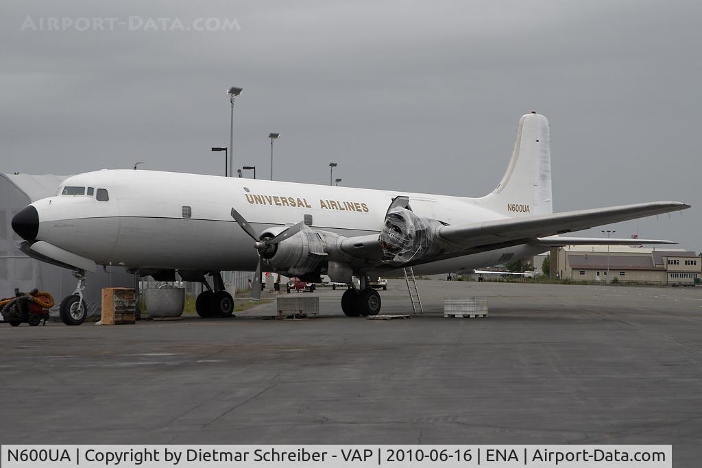 N600UA, 1956 Douglas DC-6BF C/N 44894, Universal Airlines DC6