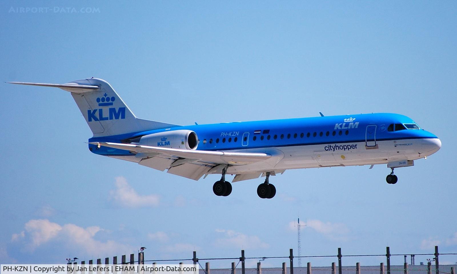 PH-KZN, 1995 Fokker 70 (F-28-0070) C/N 11553, Real Dutch Product