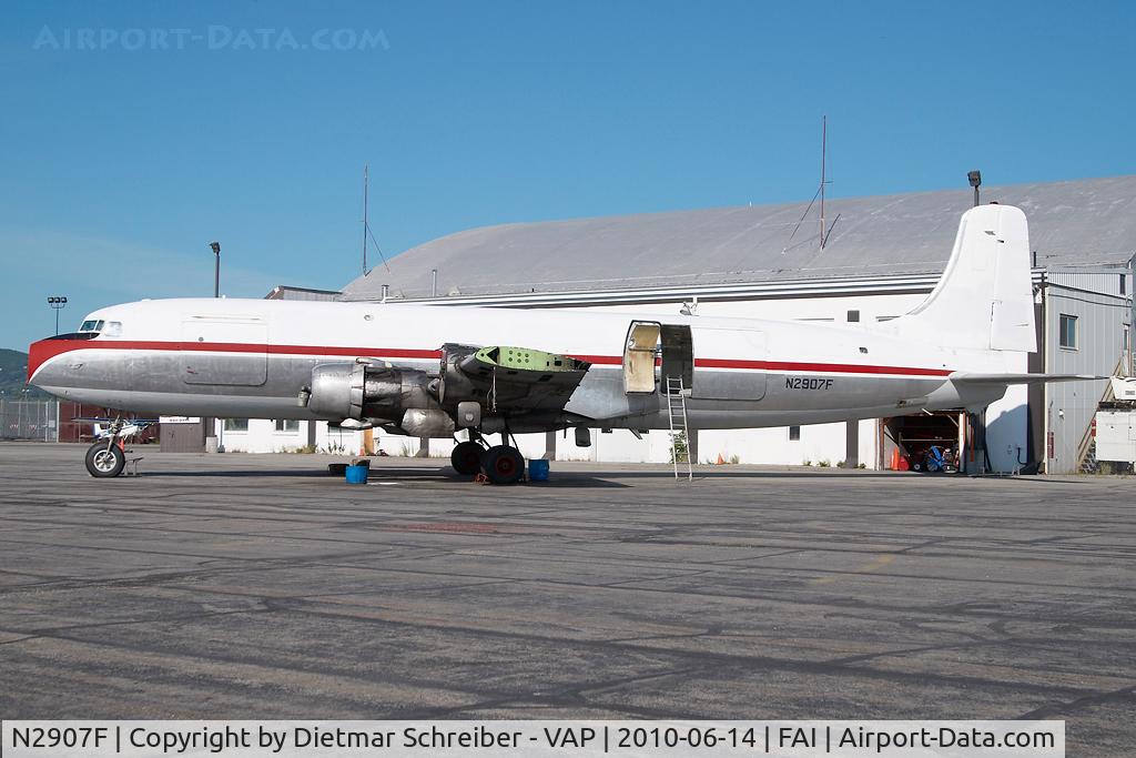 N2907F, 1953 Douglas C-118A Liftmaster (DC-6A) C/N 44636, ex Northern Air Cargo DC6