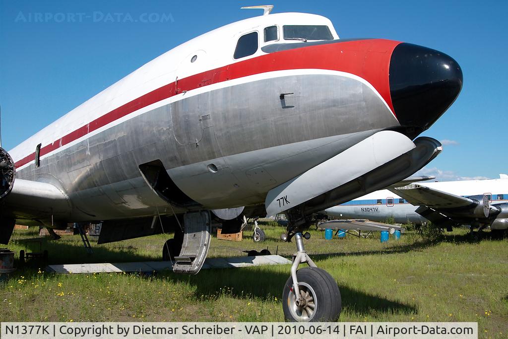 N1377K, 1953 Douglas C-118A Liftmaster (DC-6A) C/N 44596, ex Northern Air Cargo DC6