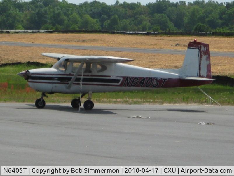 N6405T, 1959 Cessna 150 C/N 17805, On the ramp at Camilla, Georgia