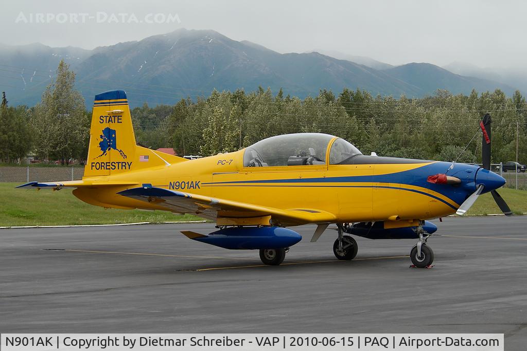 N901AK, 2000 Pilatus PC-7 C/N 616, Alaska Forest Service PC7