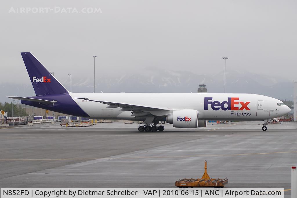 N852FD, 2010 Boeing 777-FS2 C/N 37723, Fedex Boeing 777-200