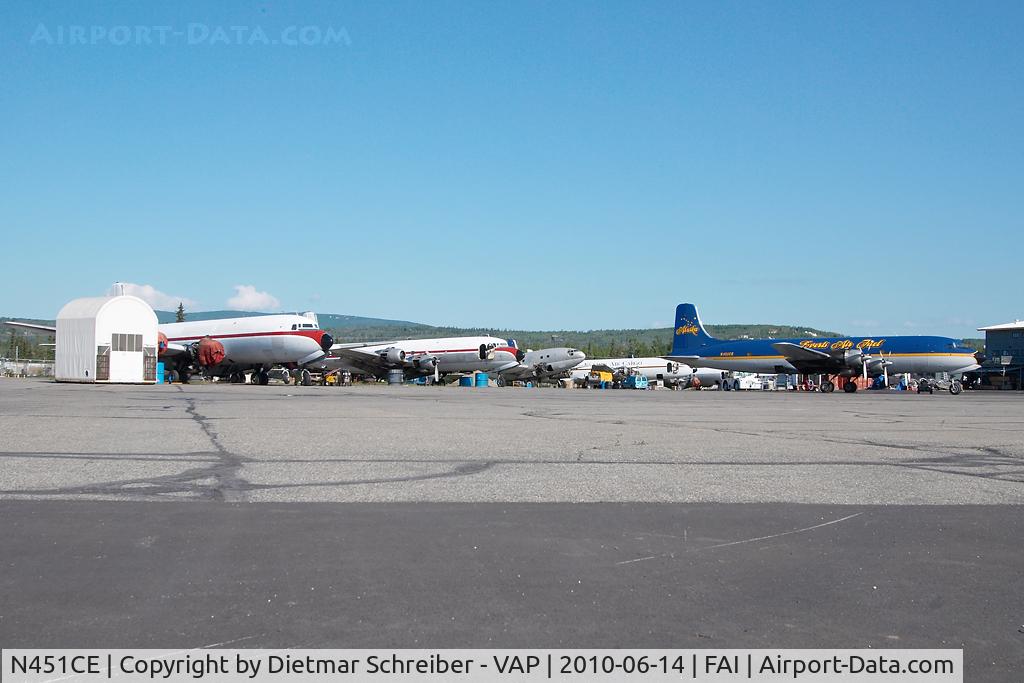 N451CE, 1953 Douglas R6D-1 (DC-6A) C/N 43712, Everts Air Fuel DC6