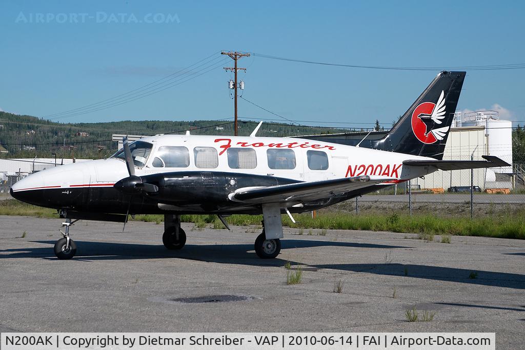 N200AK, 1980 Piper PA-31-350 Chieftain C/N 31-8052180, Frontier Piper 31