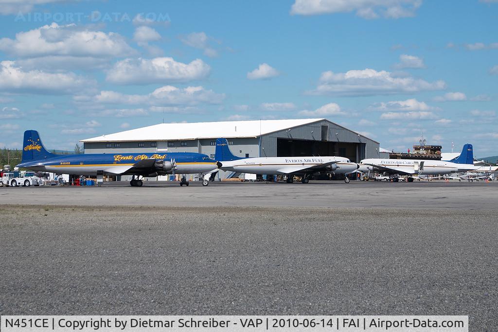 N451CE, 1953 Douglas R6D-1 (DC-6A) C/N 43712, Everts Air Fuel DC6
