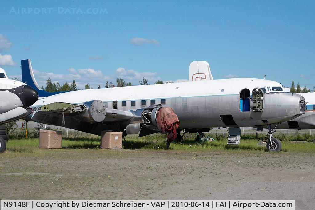 N9148F, 1955 Douglas VC-118A Liftmaster (DC-6A) C/N 44669, DC6