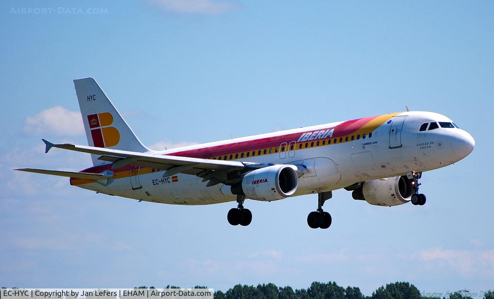 EC-HYC, 2000 Airbus A320-214 C/N 1262, Iberia