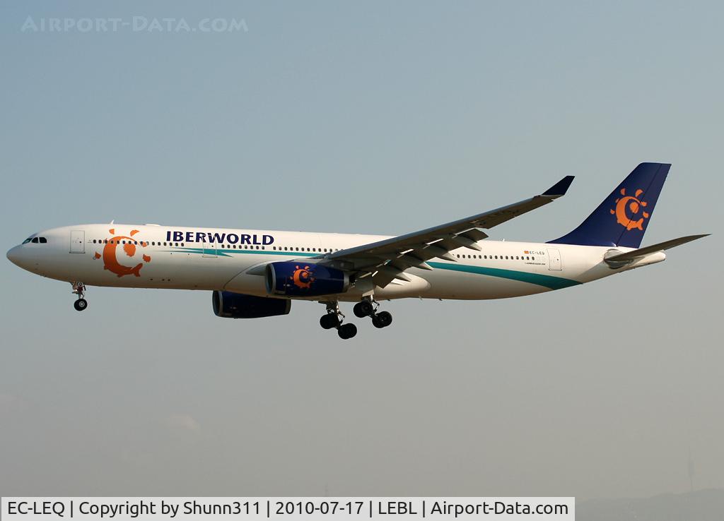 EC-LEQ, 2010 Airbus A330-343X C/N 1097, Landing rwy 25R