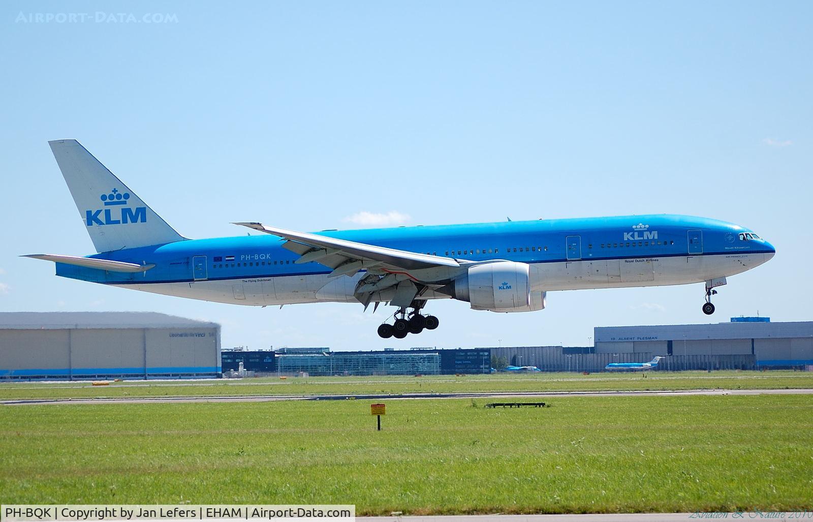 PH-BQK, 2005 Boeing 777-206/ER C/N 29399, KLM Triple seven