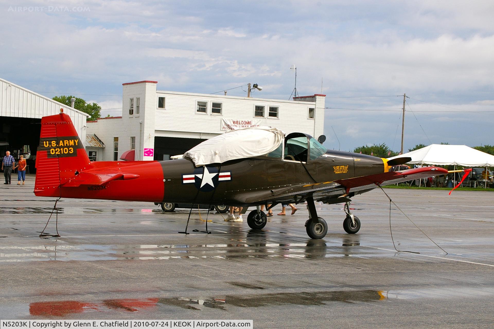 N5203K, 1950 Ryan Navion B C/N NAV-4-2103B, L-17 Wannabe at the L-bird fly in
