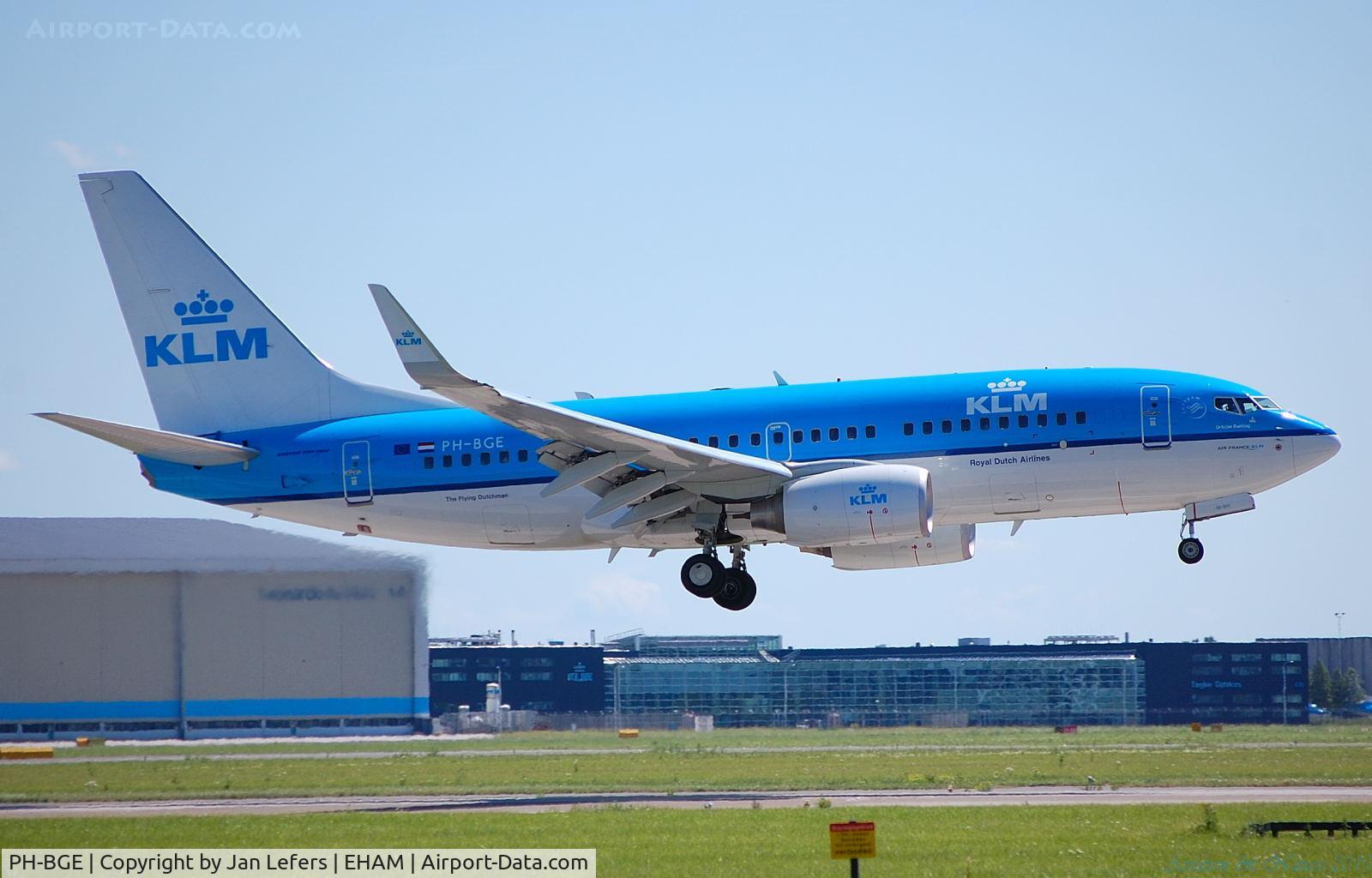 PH-BGE, 2008 Boeing 737-7K2 C/N 30371, KLM Boeing