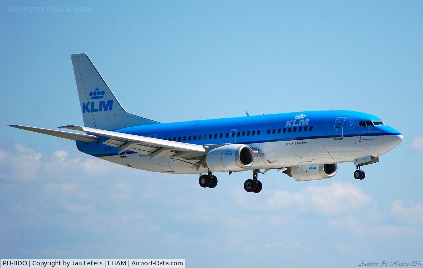 PH-BDO, 1988 Boeing 737-306 C/N 24262, KLM Boeing