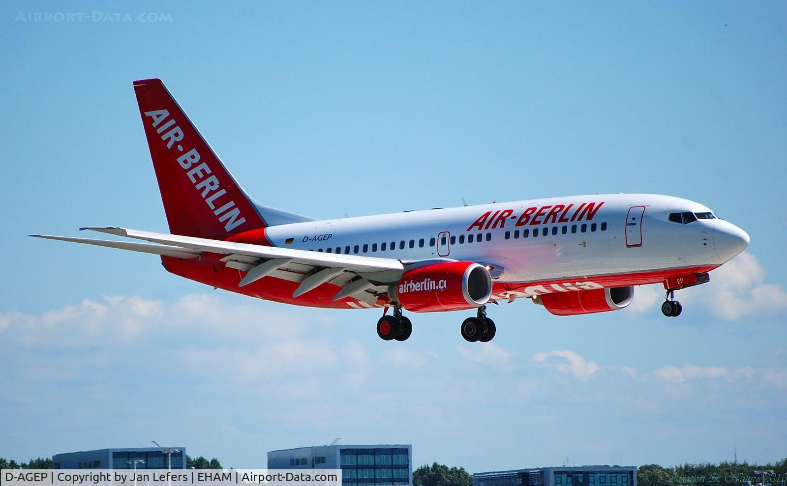 D-AGEP, 1998 Boeing 737-75B C/N 28102, Air Berlin