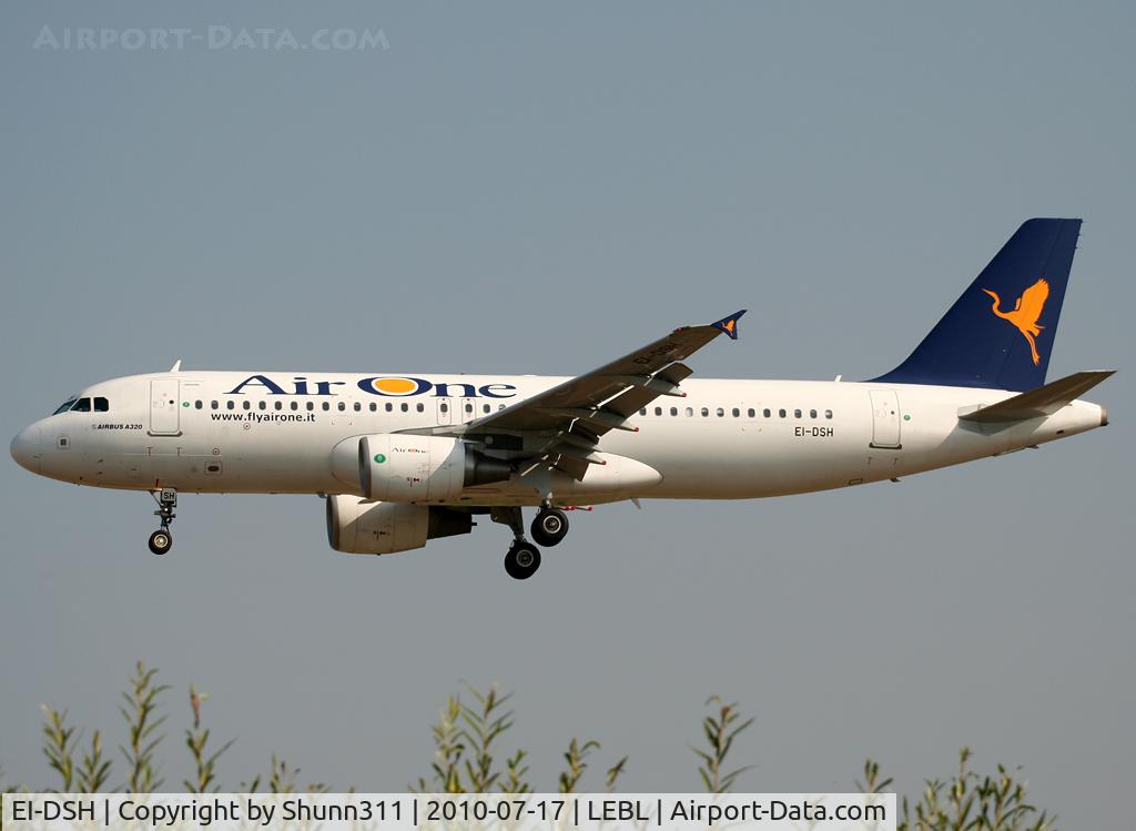 EI-DSH, 2007 Airbus A320-216 C/N 3178, Landing rwy 25R