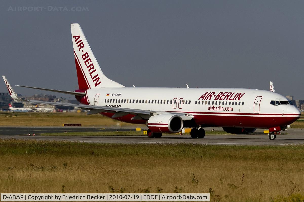 D-ABAR, 1998 Boeing 737-86J C/N 28072, line up for departure