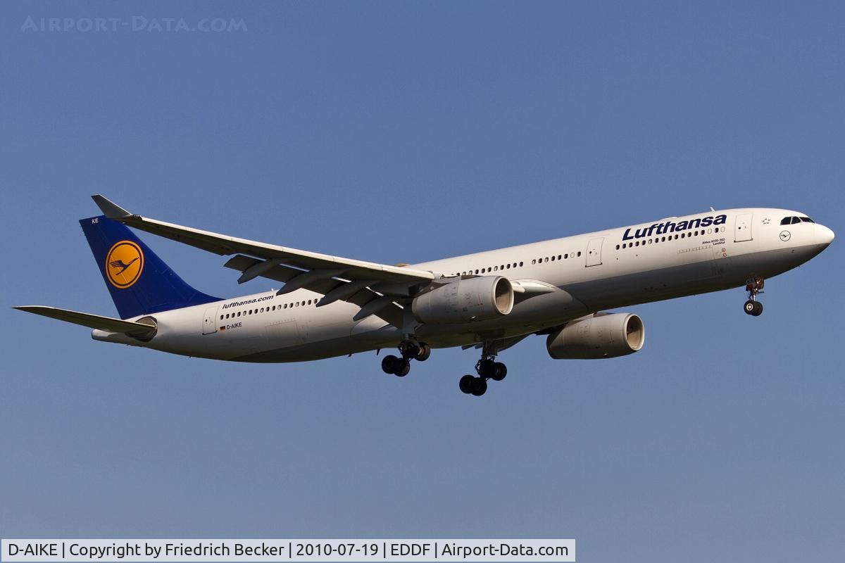 D-AIKE, 2004 Airbus A330-343X C/N 636, on final RW07R
