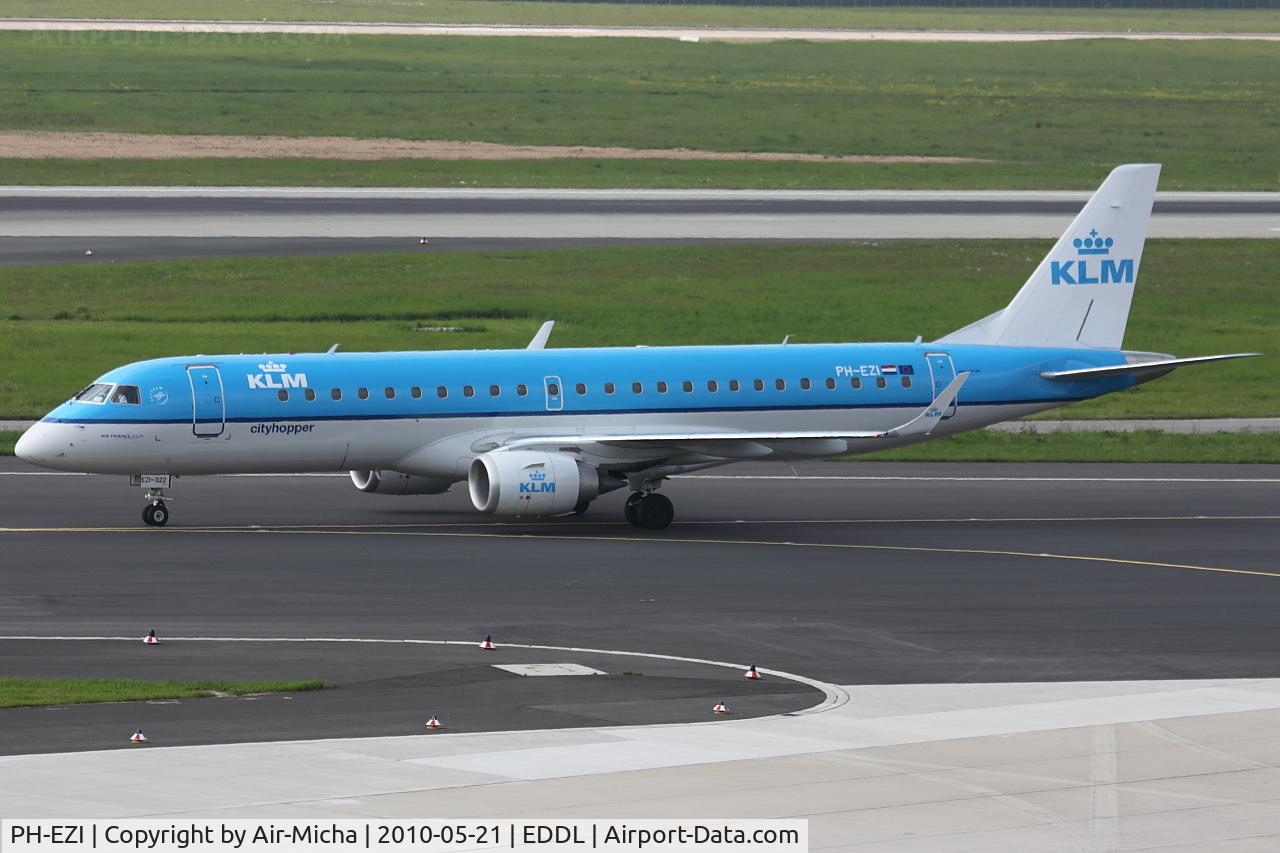 PH-EZI, 2009 Embraer 190LR (ERJ-190-100LR) C/N 19000322, KLM Cityhopper, Embraer ERJ-190STD (ERJ-190-100), CN: 19000322