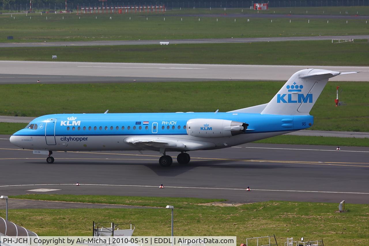 PH-JCH, 1994 Fokker 70 (F-28-0070) C/N 11528, KLM Cityhopper, Fokker F70, CN: 11528