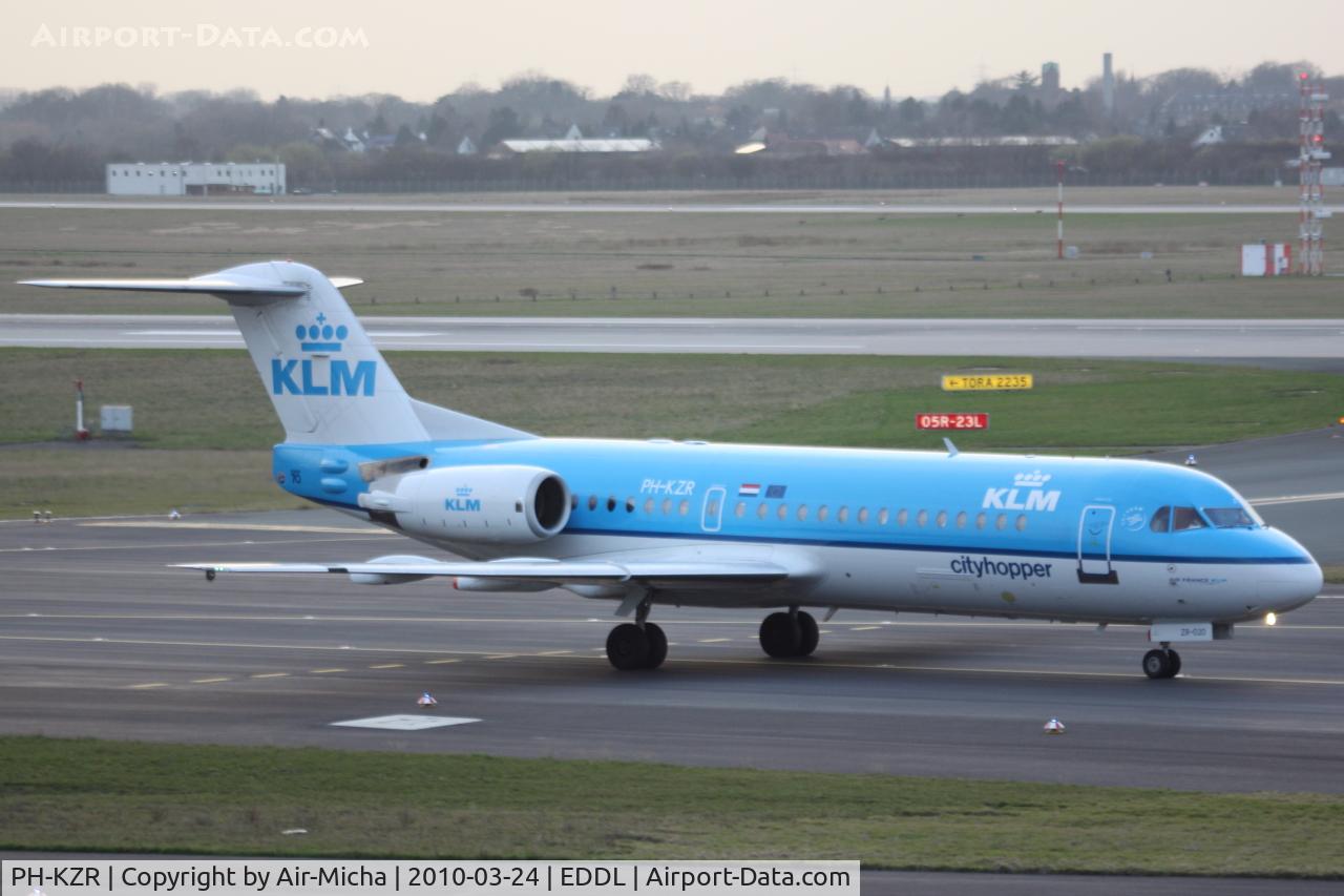 PH-KZR, 1995 Fokker 70 (F-28-0070) C/N 11551, KLM Cityhopper, Fokker F70, CN: 11551