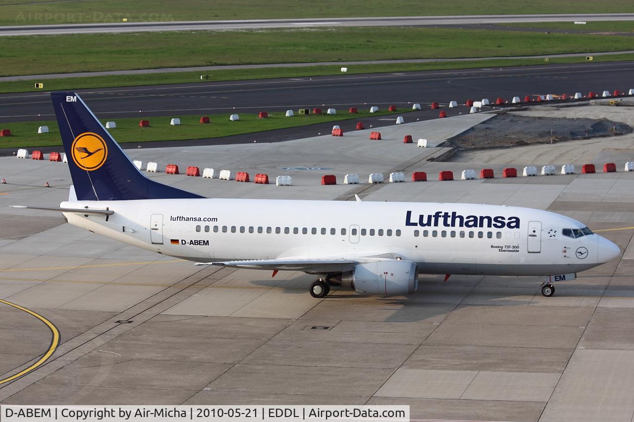 D-ABEM, 1991 Boeing 737-330 C/N 25416, Lufthansa, Boeing 737-330, CN: 25416/2182, Aircraft Name: Eberswalde