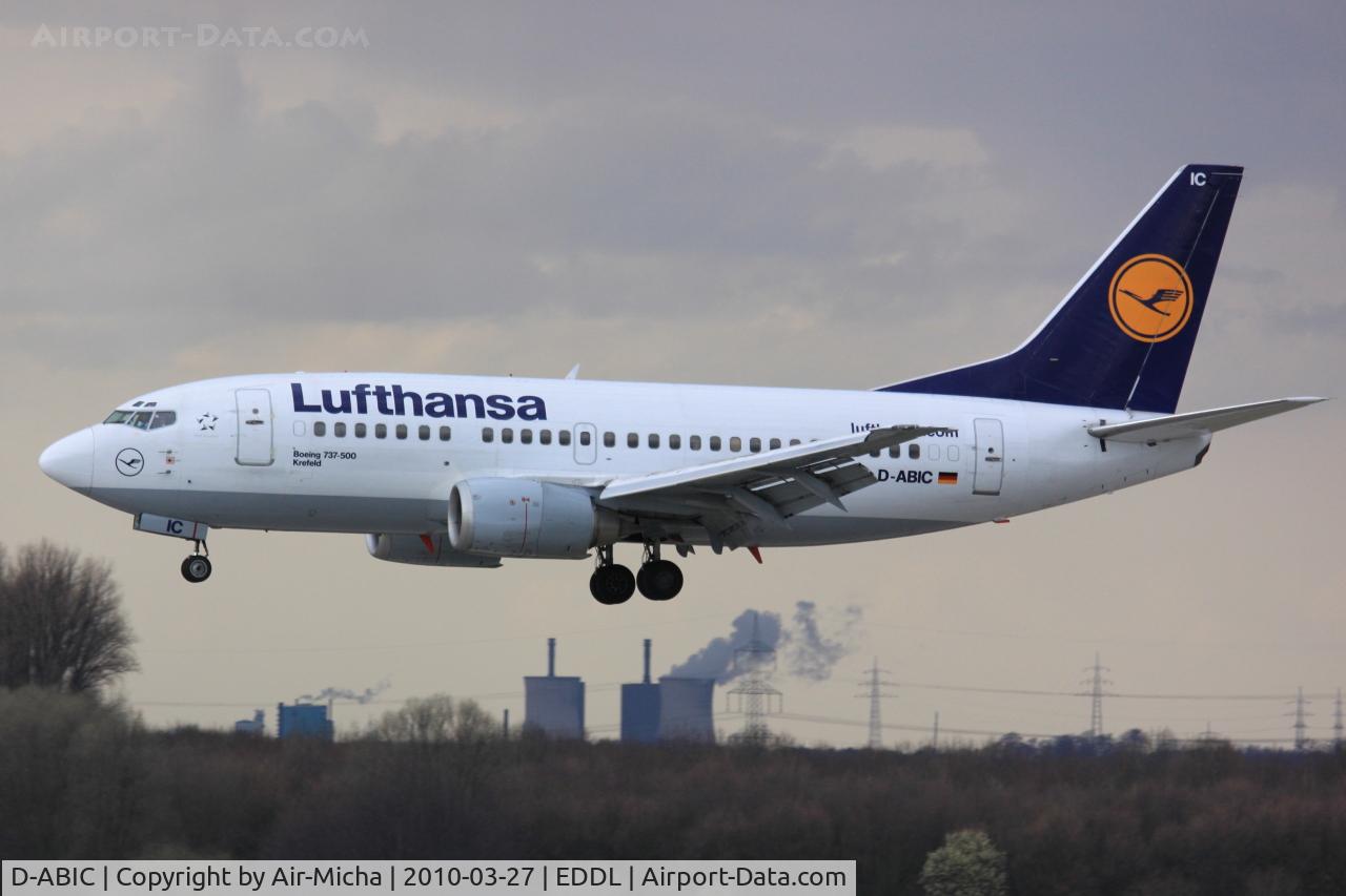 D-ABIC, 1990 Boeing 737-530 C/N 24817, Lufthansa, Boeing 737-530, CN: 24817/1967, Aircraft Name: Krefeld