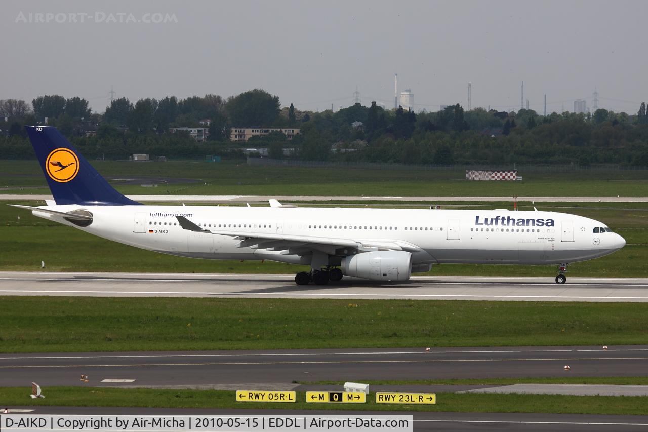 D-AIKD, 2004 Airbus A330-343X C/N 629, Lufthansa, Airbus A330-343X, CN: 629, Aircraft Name: Siegen