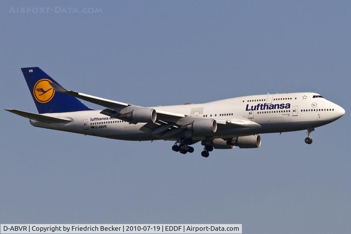 D-ABVR, 1997 Boeing 747-430 C/N 28285, on final RW07R