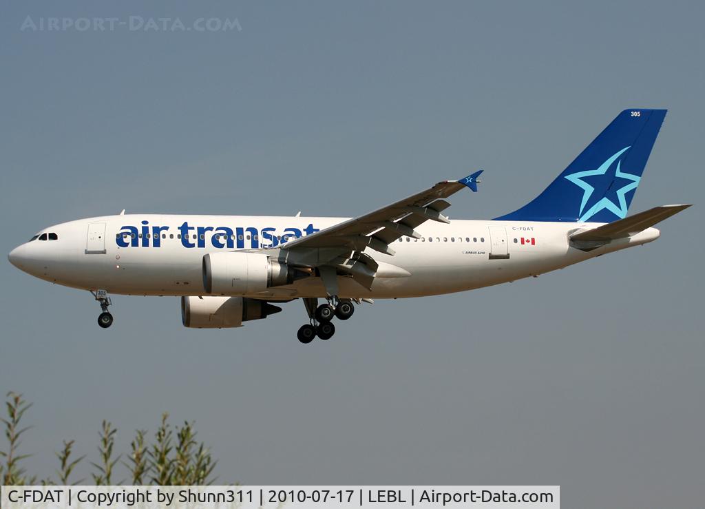 C-FDAT, 1992 Airbus A310-308 C/N 658, Landing rwy 25R
