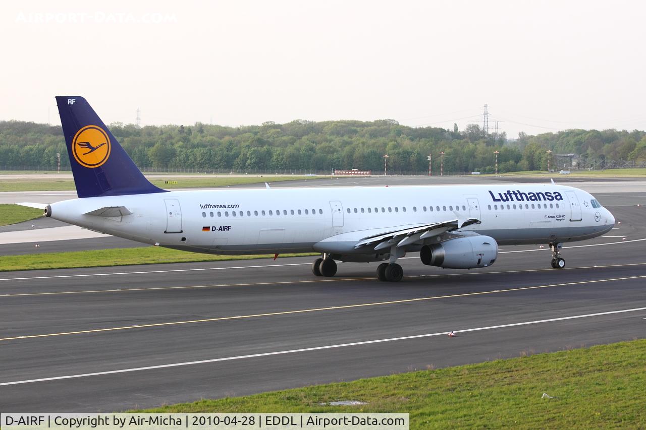 D-AIRF, 1994 Airbus A321-131 C/N 0493, Lufthansa, Airbus A321-131, CN: 493, Aircraft Name: Kempten