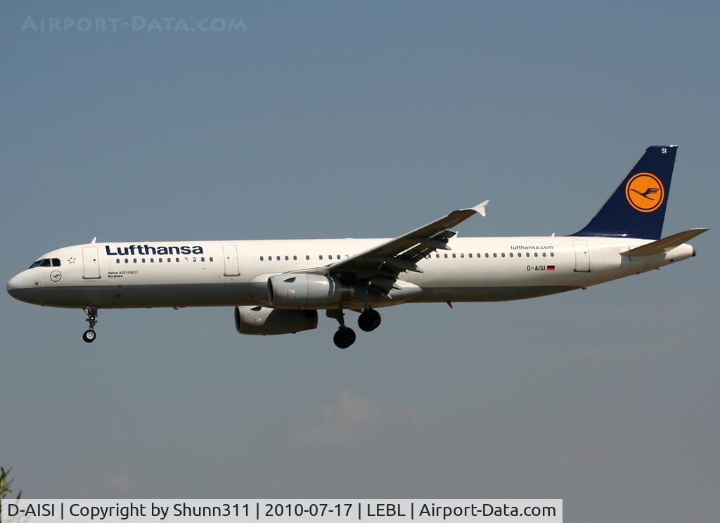 D-AISI, 2007 Airbus A321-231 C/N 3339, Landing rwy 25R