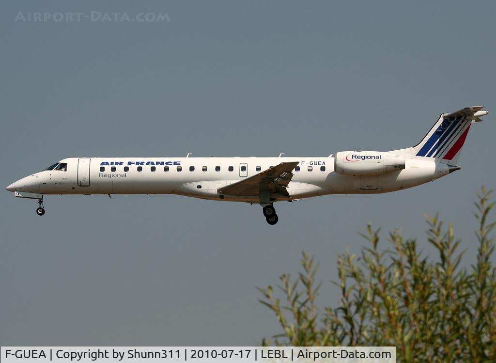 F-GUEA, 2000 Embraer EMB-145MP (ERJ-145MP) C/N 145342, Landing rwy 25R