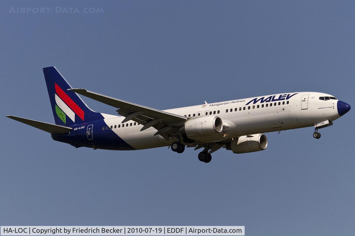 HA-LOC, 2003 Boeing 737-8Q8 C/N 32797, on final RW07R