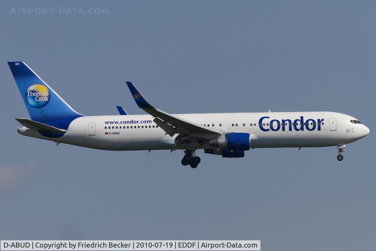 D-ABUD, 1992 Boeing 767-330/ER C/N 26983, on final RW07R