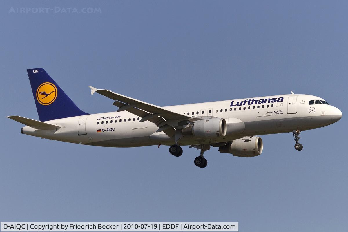D-AIQC, 1991 Airbus A320-211 C/N 0201, on final RW07R
