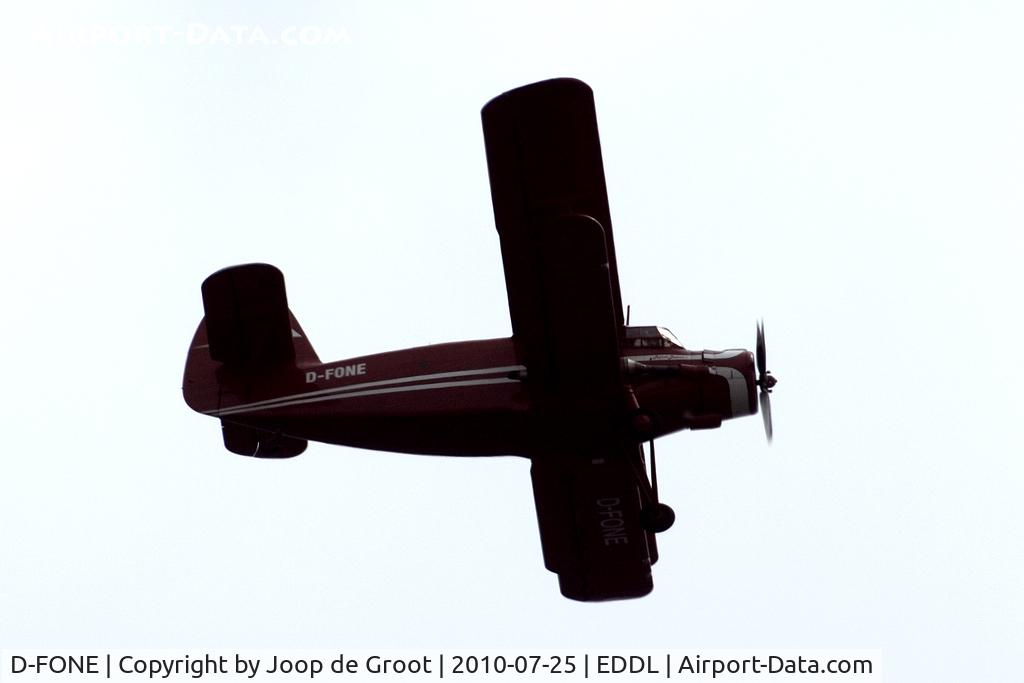 D-FONE, Antonov AN-2T C/N 17812, crossing the DUS CTR