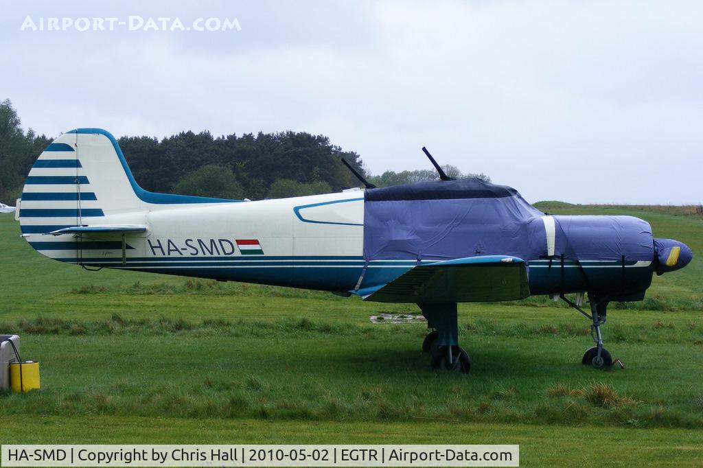 HA-SMD, 1998 Yakovlev Yak-18T C/N 13-35, privately owned Yakovlev Yak-18 based at Elstree