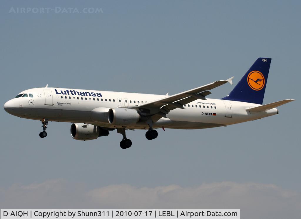D-AIQH, 1991 Airbus A320-211 C/N 217, Landing rwy 25R