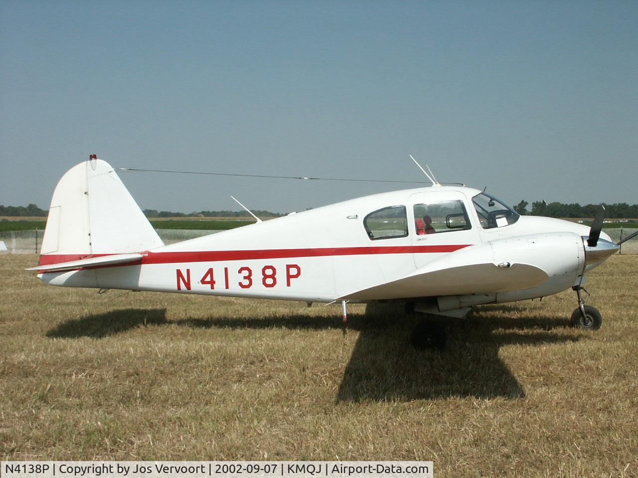 N4138P, 1959 Piper PA-23-160 Apache C/N 23-1619, A visitor to the 2002 Indianapolis Airshow