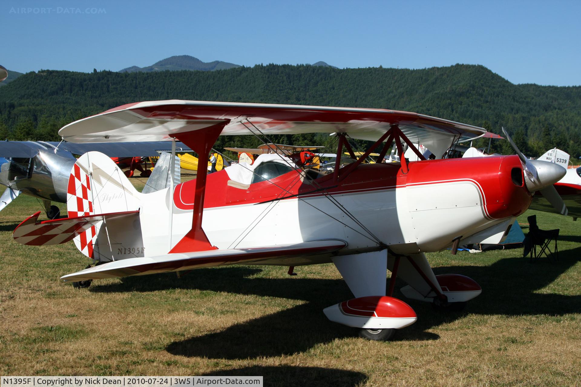 N1395F, 1983 Steen Skybolt C/N 578 38 8392, 3W5