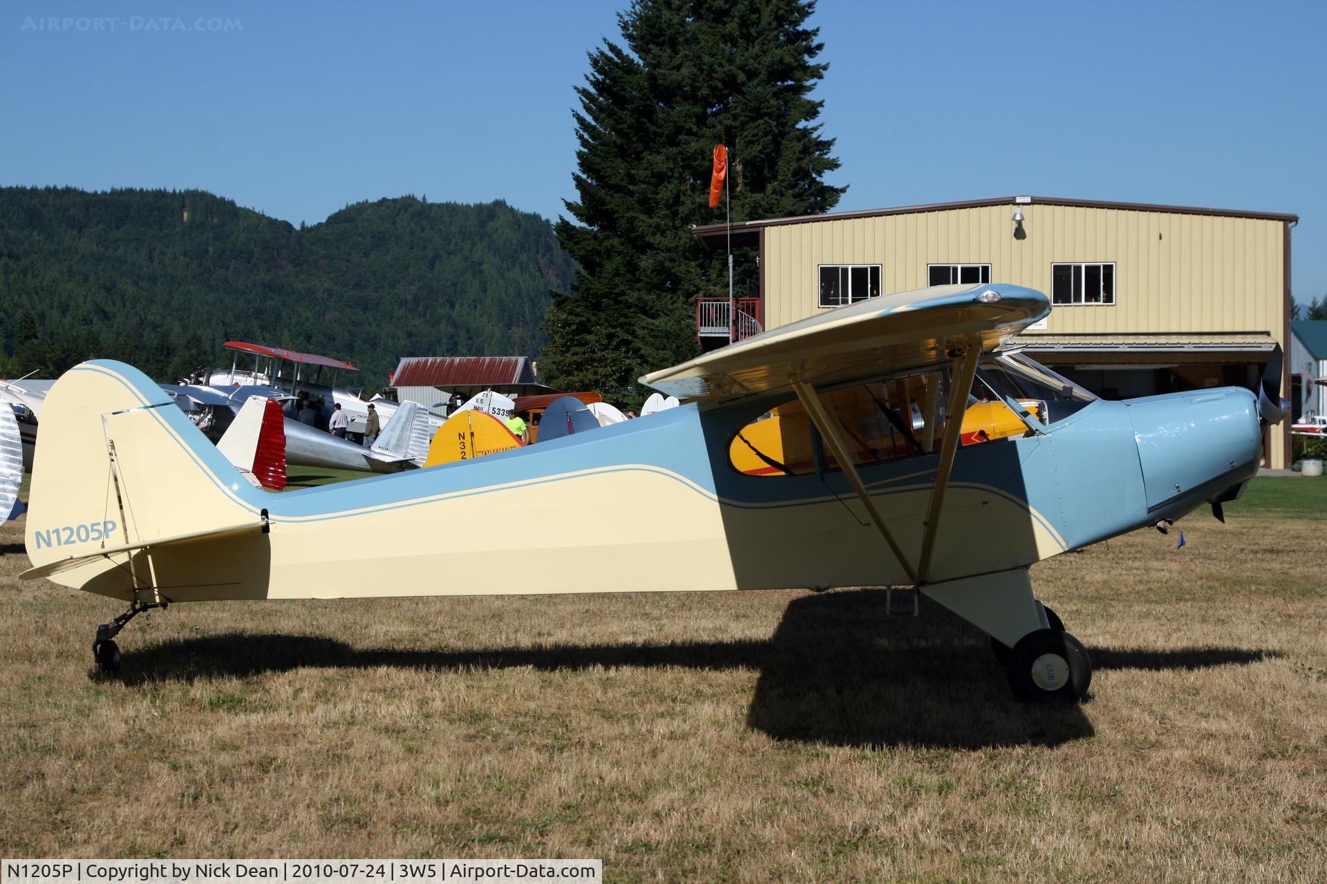 N1205P, 1946 Piper J3C-65 Cub Cub C/N 17630, 3W5