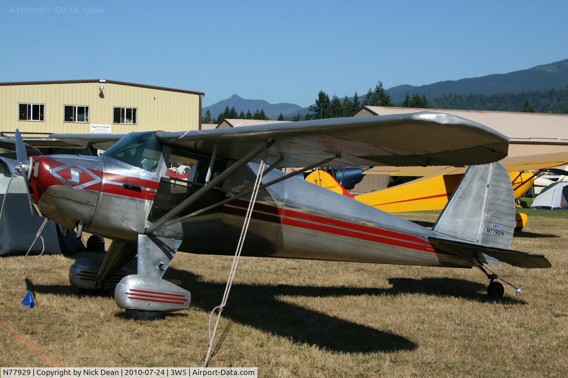 N77929, 1946 Luscombe 8A C/N 3656, 3W5