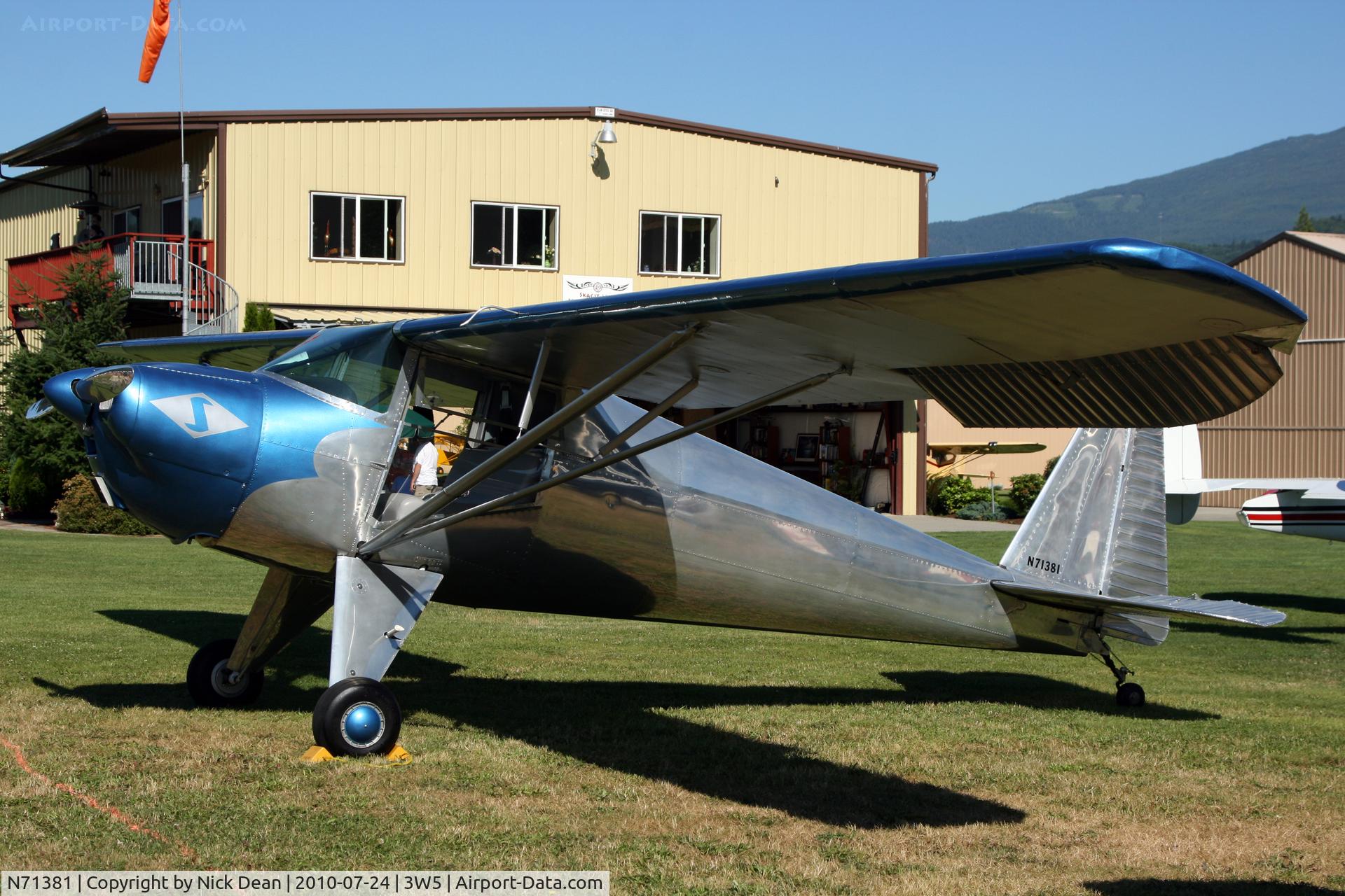 N71381, Luscombe 8A C/N 2808, 3W5