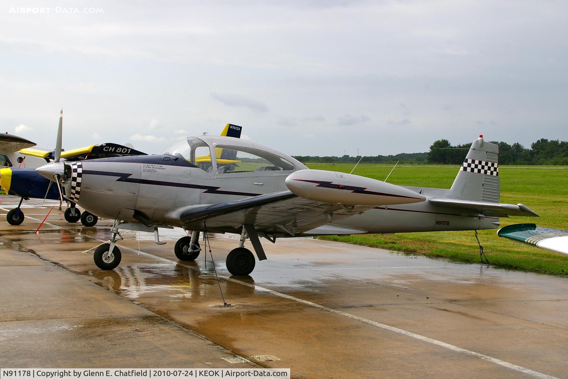 N91178, 1946 North American Navion (NA-145) C/N NAV-4-232, L-17 wannabe at the L-bird fly in