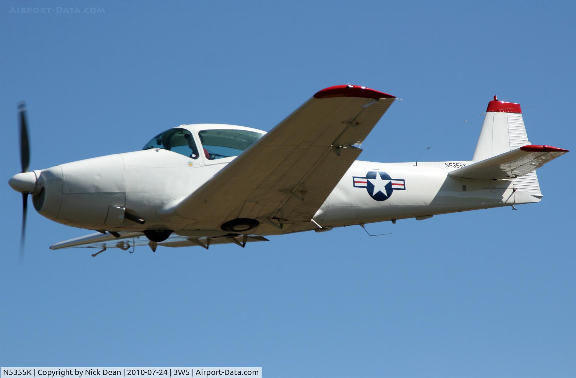 N5355K, 1950 Ryan Navion B C/N NAV-4-2255B, 3W5