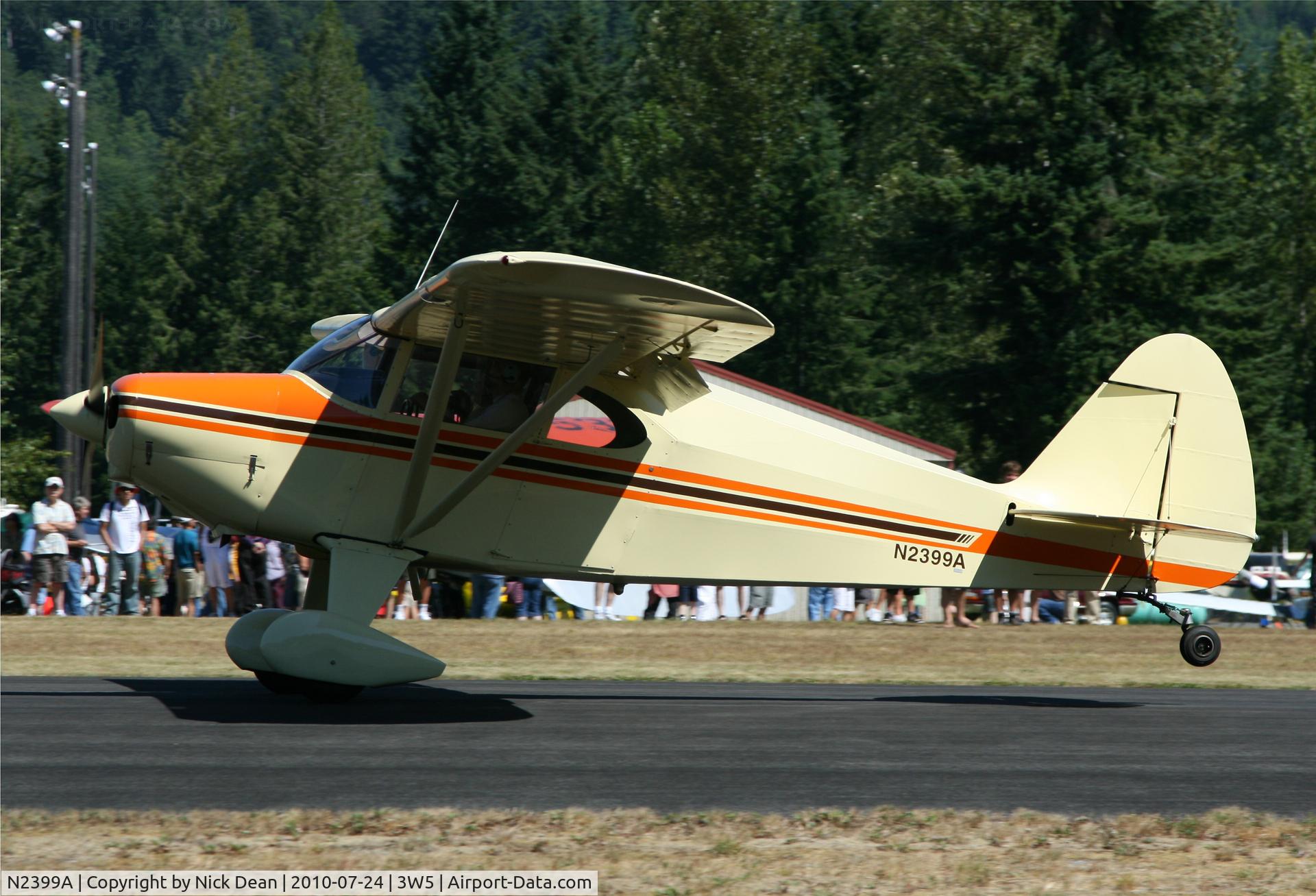 N2399A, 1952 Piper PA-22-135 Tri-Pacer C/N 22-764, 3W5