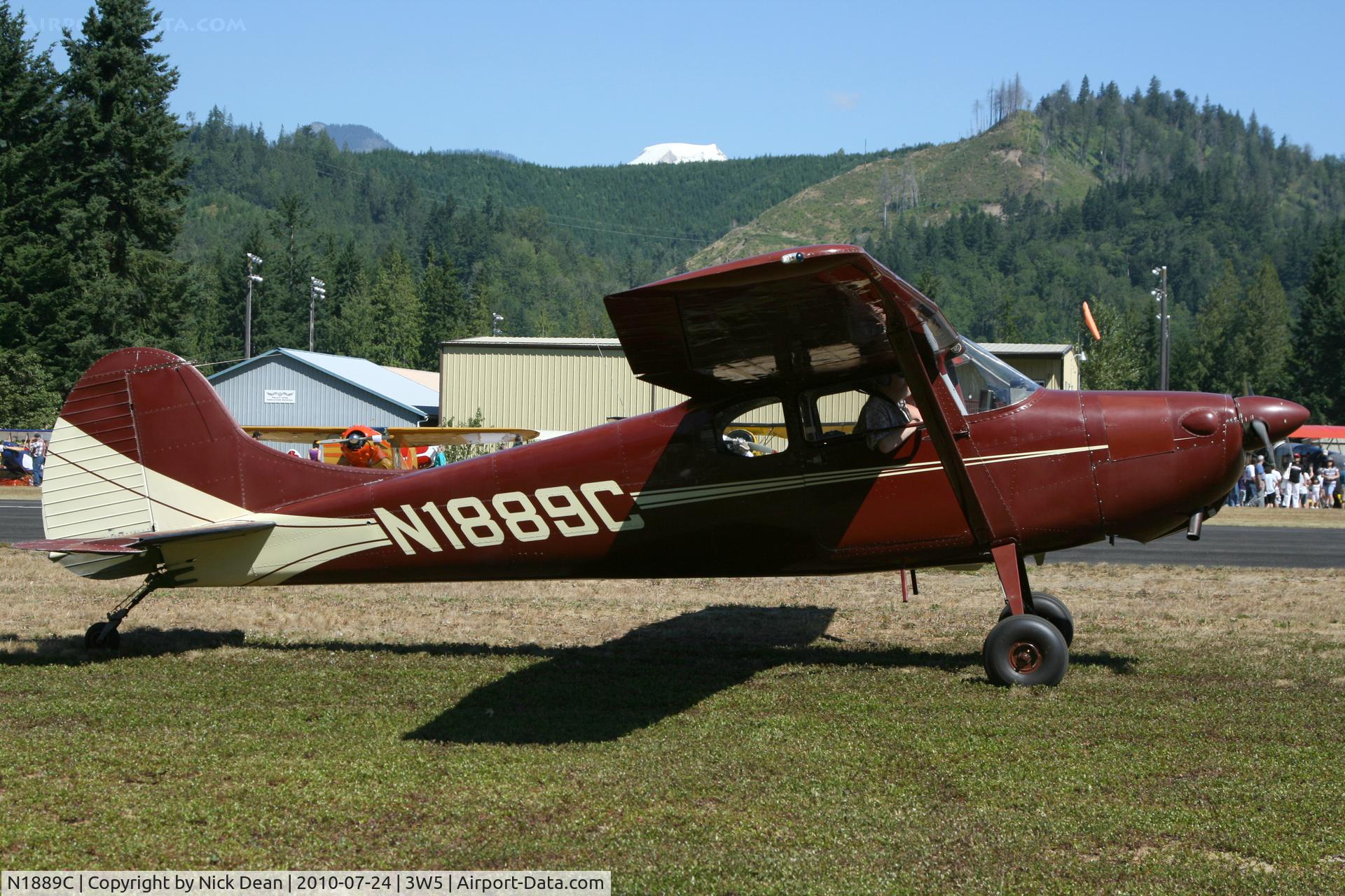 N1889C, 1953 Cessna 170B C/N 26033, 3W5