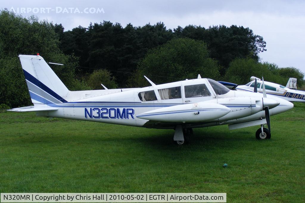 N320MR, 1969 Piper PA-30-160 C Twin Comanche C/N 30-1917, Having languished at Elstree without any markings for several years, it now has its reg number reapplied